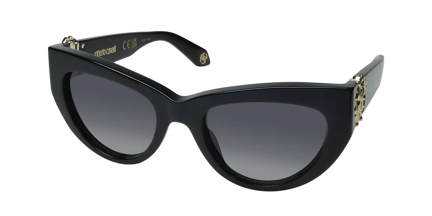 Roberto Cavalli Src017 0700 Sunglasses Black 53mm Women