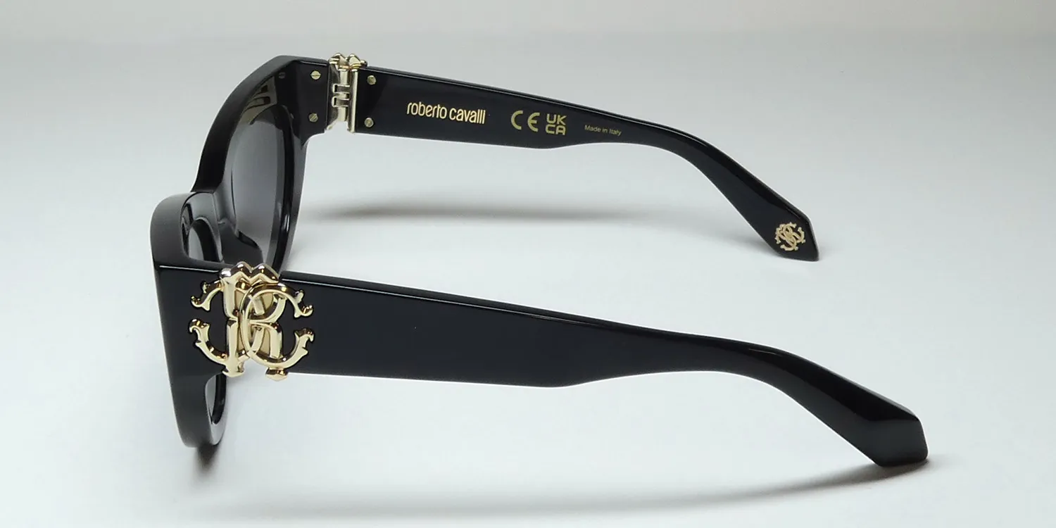 Roberto Cavalli Src017 0700 Sunglasses Black 53mm Women 4