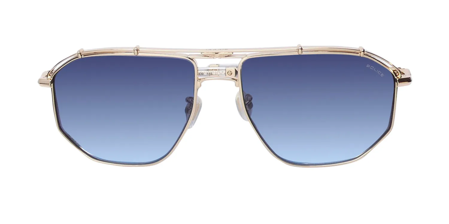 Police Spll17 Horizon 5 0300 Sunglasses Gold 59mm 2