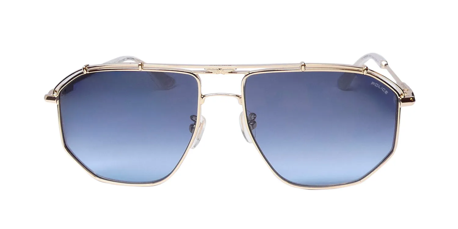 Police Spll17 Horizon 5 0300 Sunglasses Gold 59mm 3