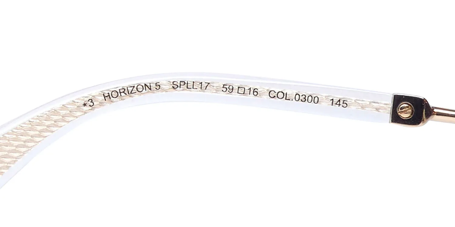 Police Spll17 Horizon 5 0300 Sunglasses Gold 59mm 8