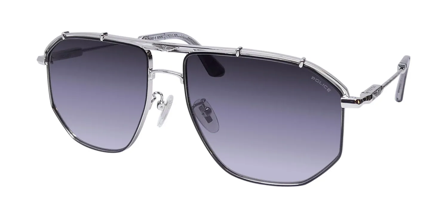 Police Spll17 Horizon 5 0k07 Sunglasses Silver 59mm