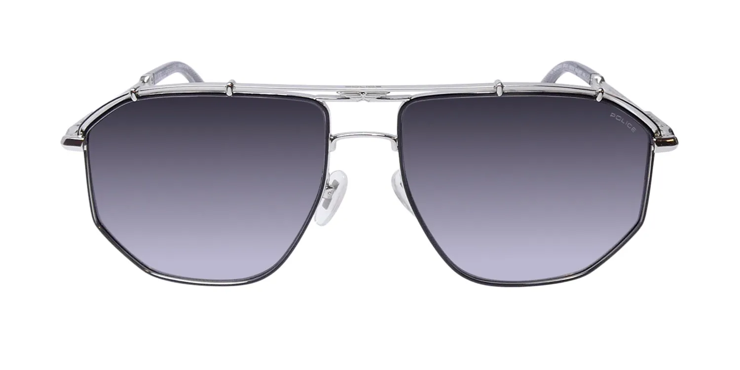 Police Spll17 Horizon 5 0k07 Sunglasses Silver 59mm 3