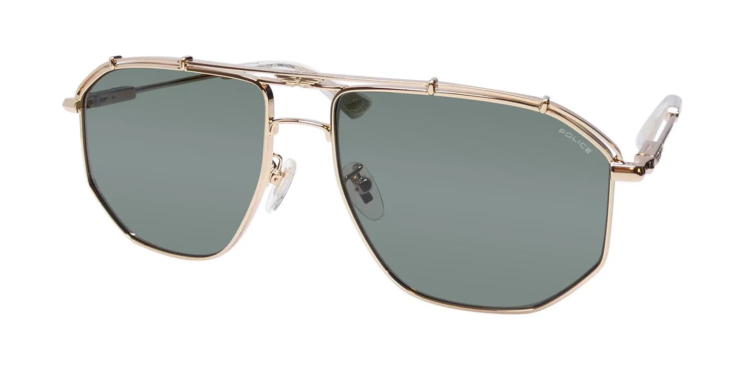 Police Spll17 Horizon 5 300y Sunglasses Yellow Gold 59mm