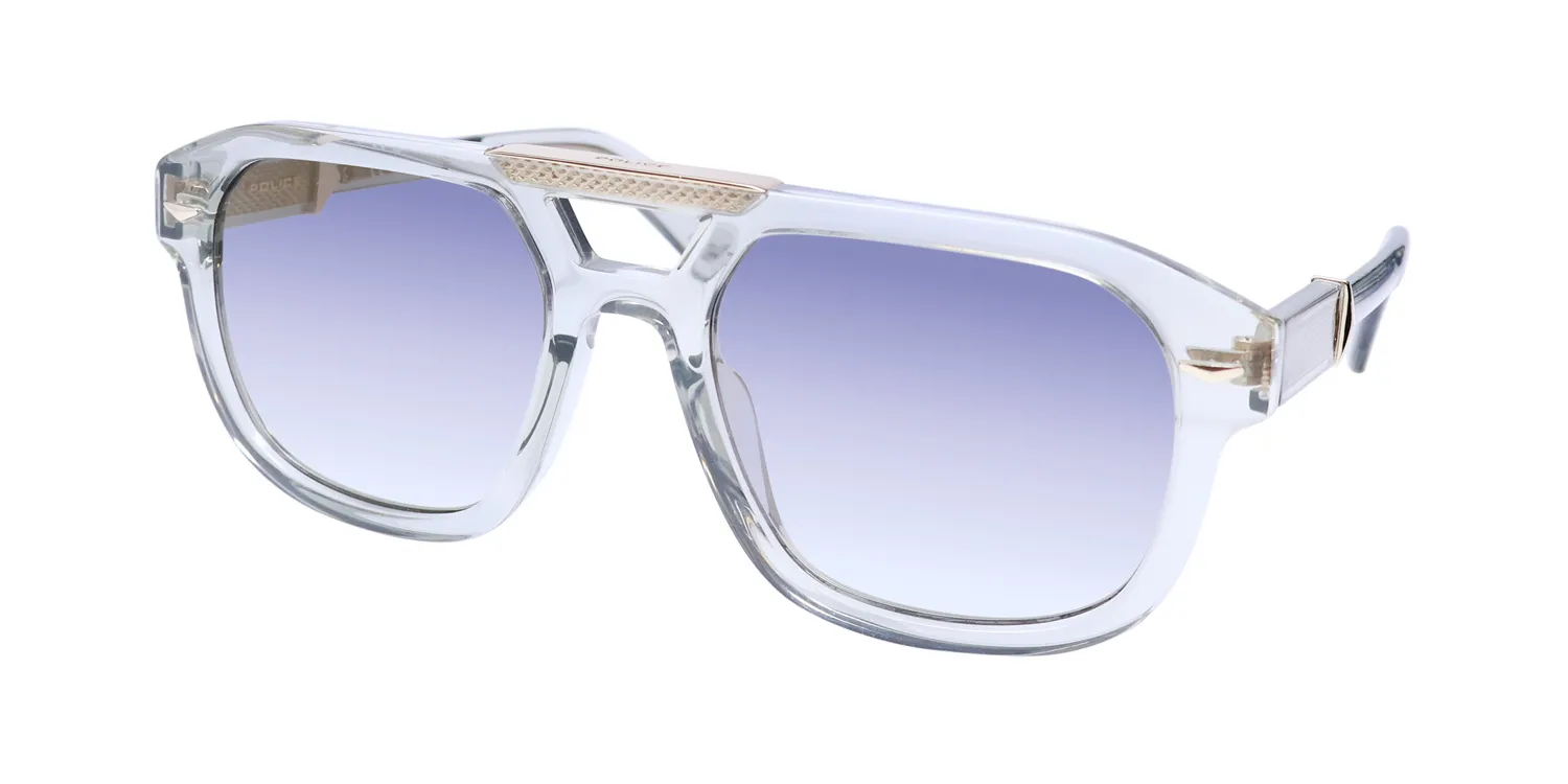 Police Spll19 Monument 1 m78g Sunglasses Transparent Grey 55mm
