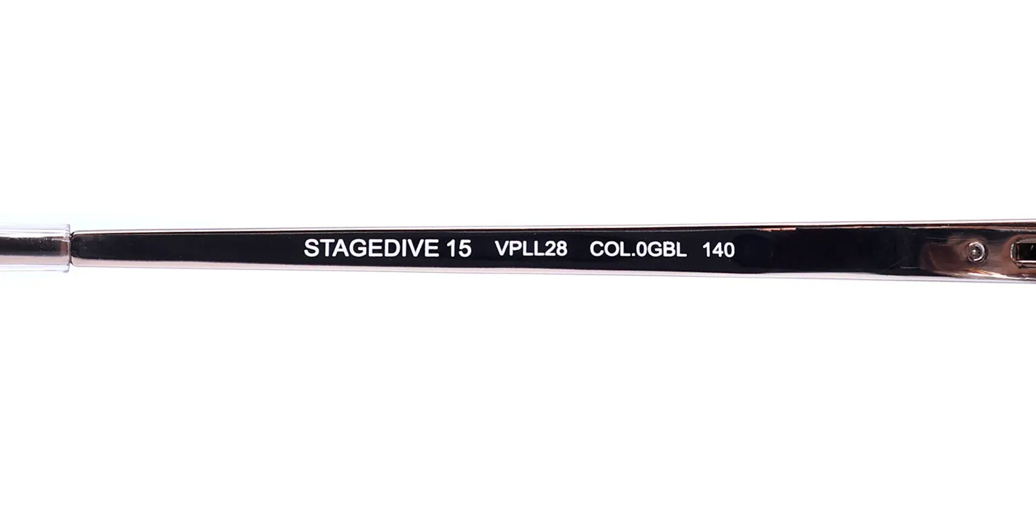 Police Vpll28 Stagedive 15 0gbl Eyeglasses Stripped Blue 53mm 8