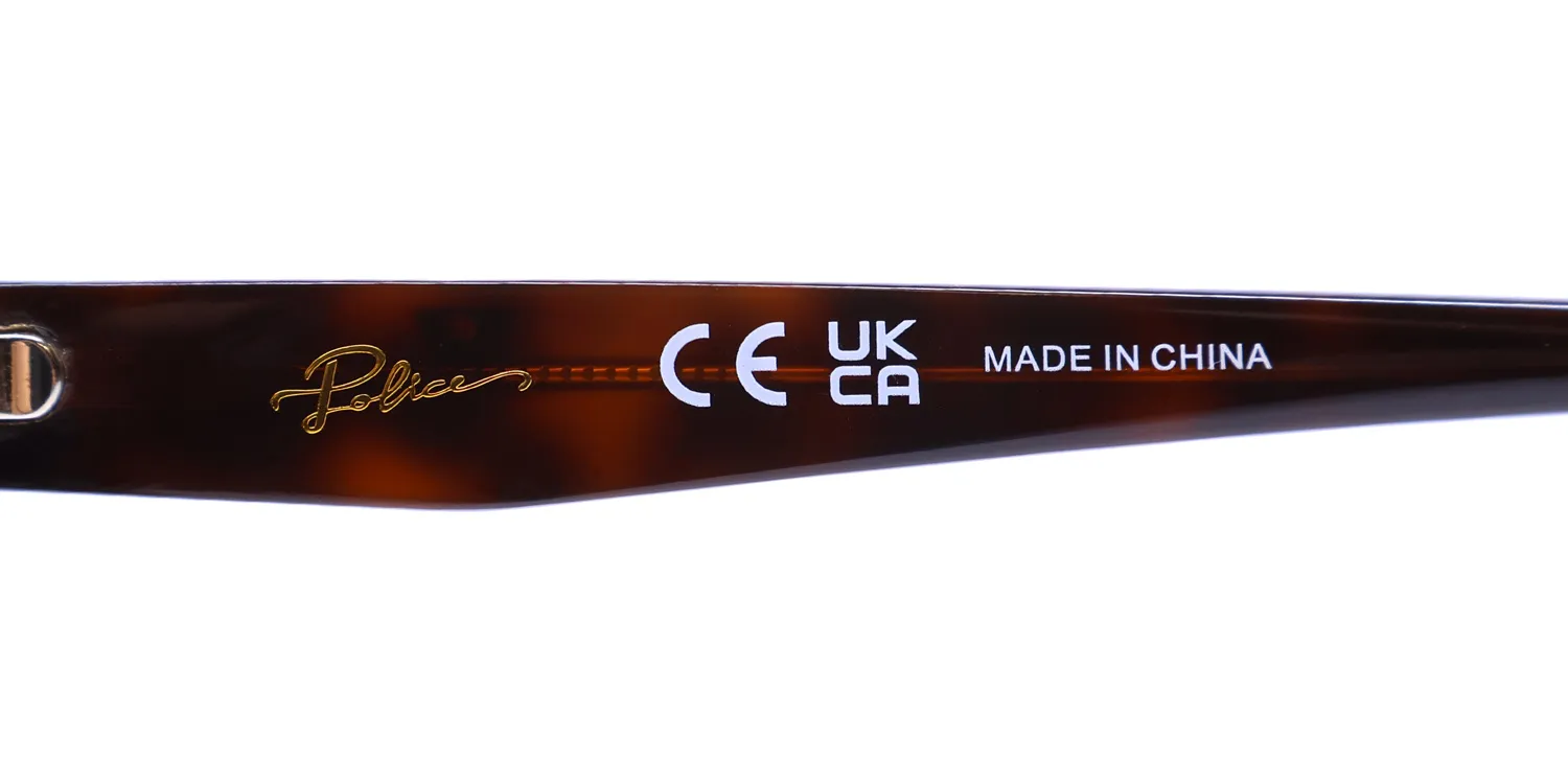 Police Spll33 Gem 1 0752 Sunglasses Dark Havana 57mm 7