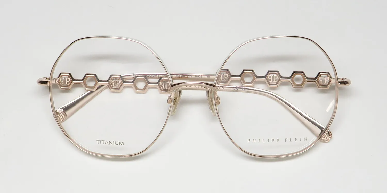Philipp Plein Vpp070 Plein Delight 0h32 Eyeglasses Rose Gold 56mm 2