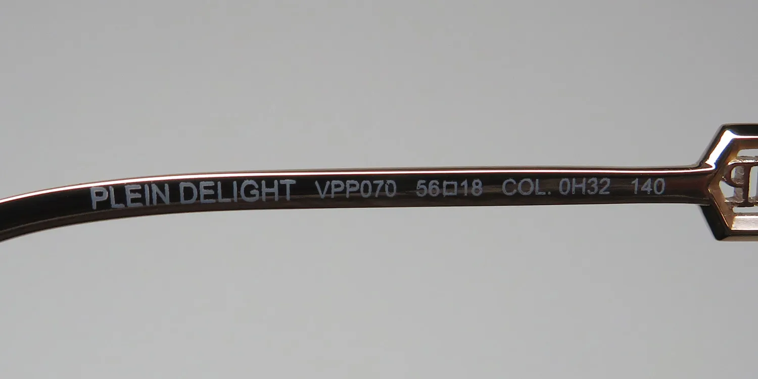 Philipp Plein Vpp070 Plein Delight 0h32 Eyeglasses Rose Gold 56mm 8