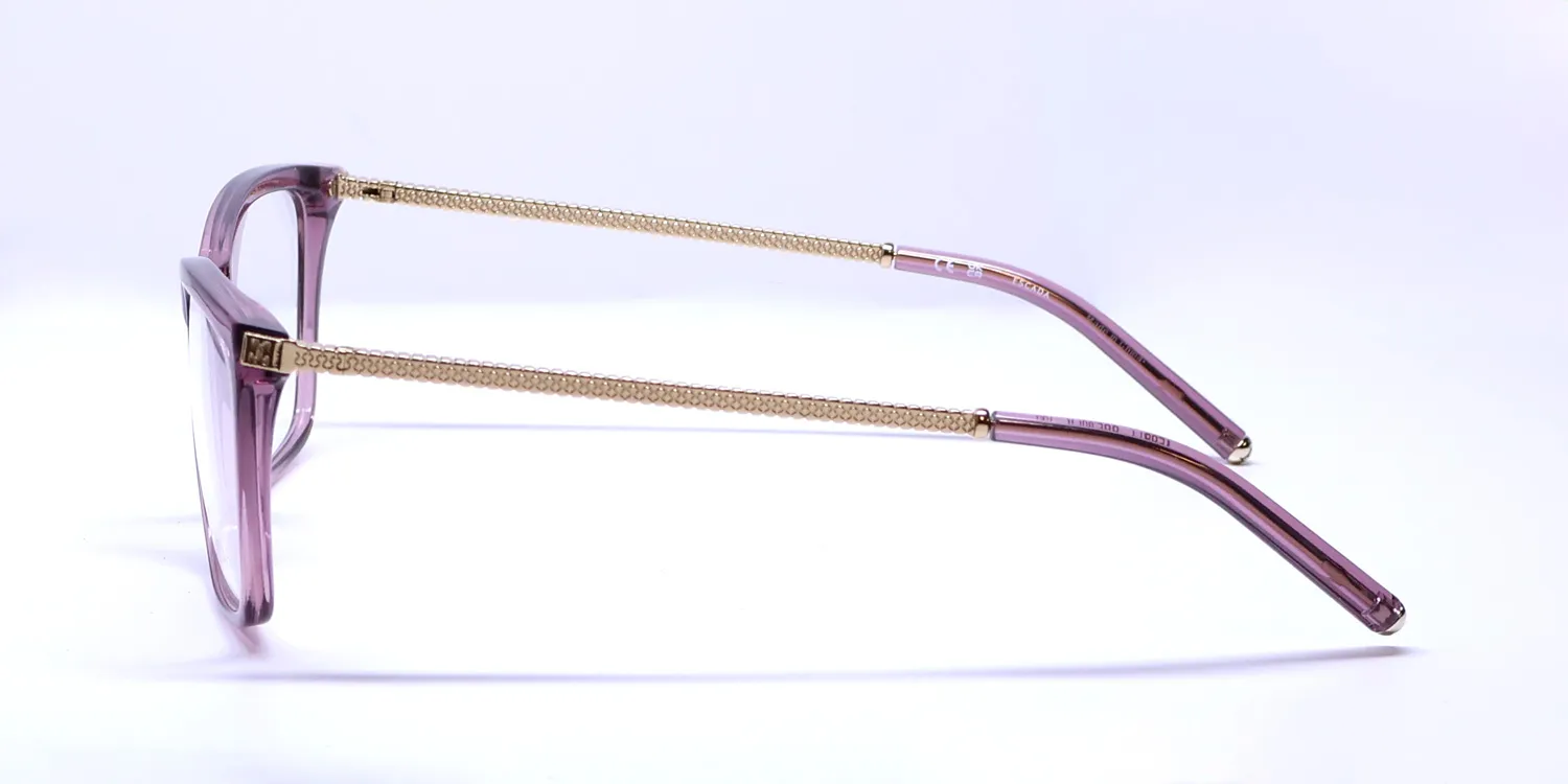 Escada Vesd74 09px Eyeglasses Transparent Violet 55mm 4