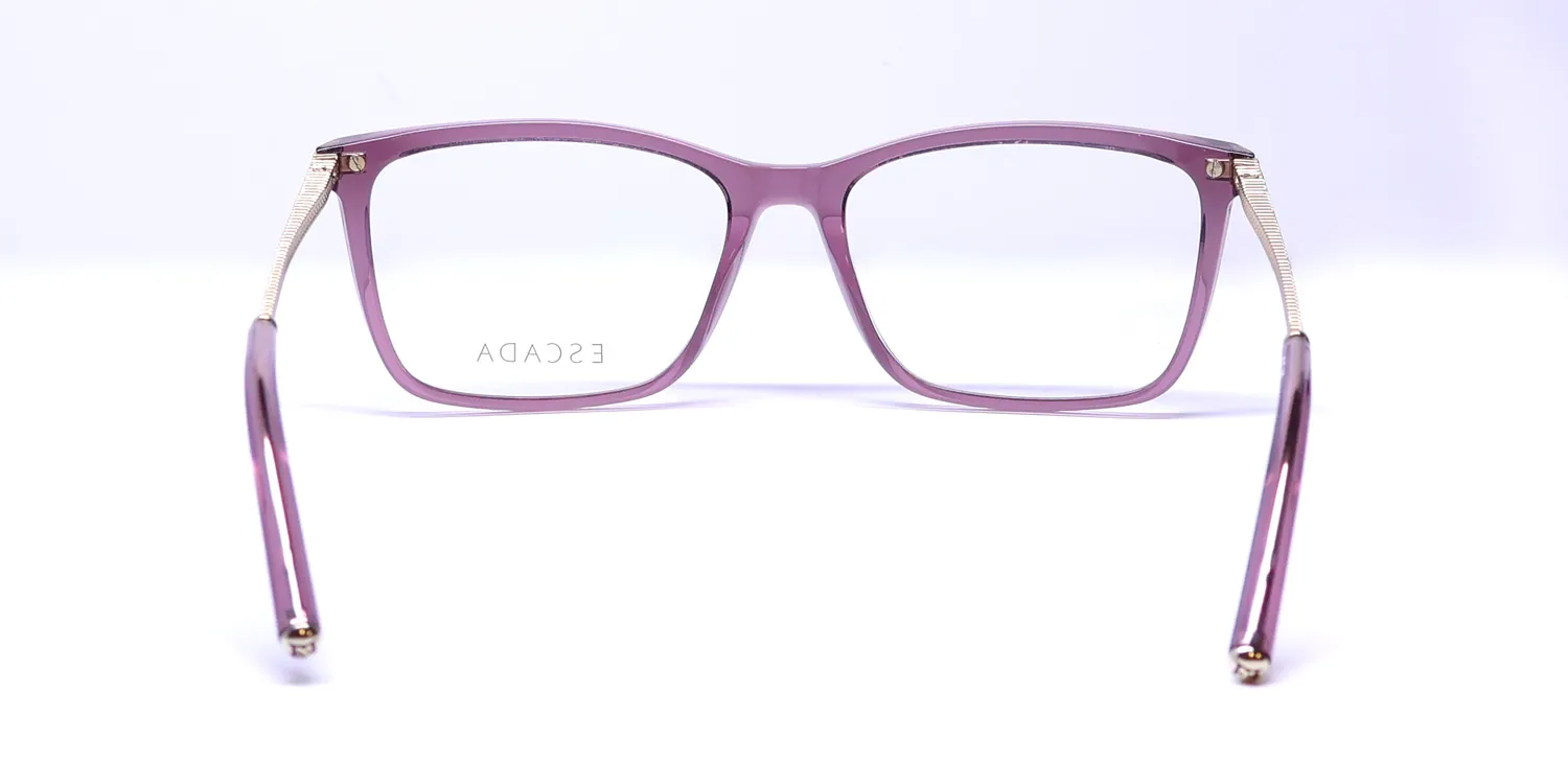 Escada Vesd74 09px Eyeglasses Transparent Violet 55mm 5
