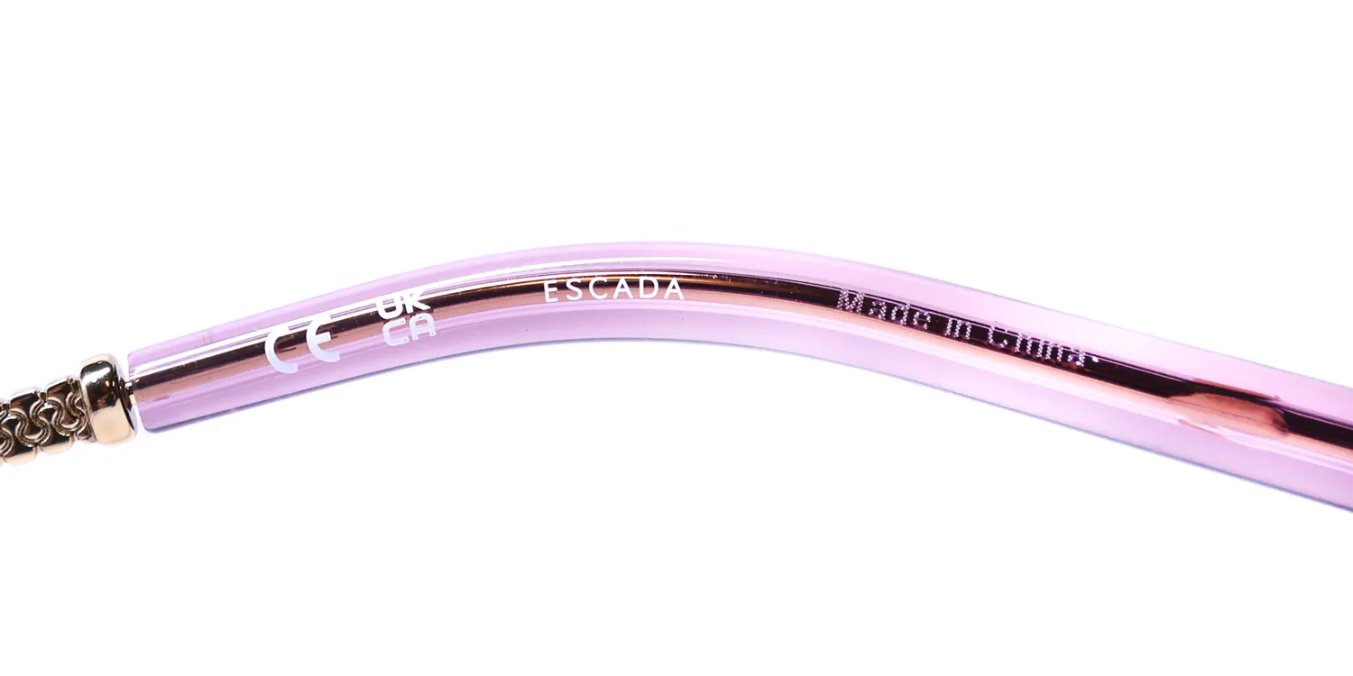 Escada Vesd74 09px Eyeglasses Transparent Violet 55mm 7