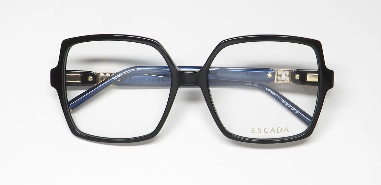 Escada Vesd84 0700 Eyeglasses Black 56mm 2