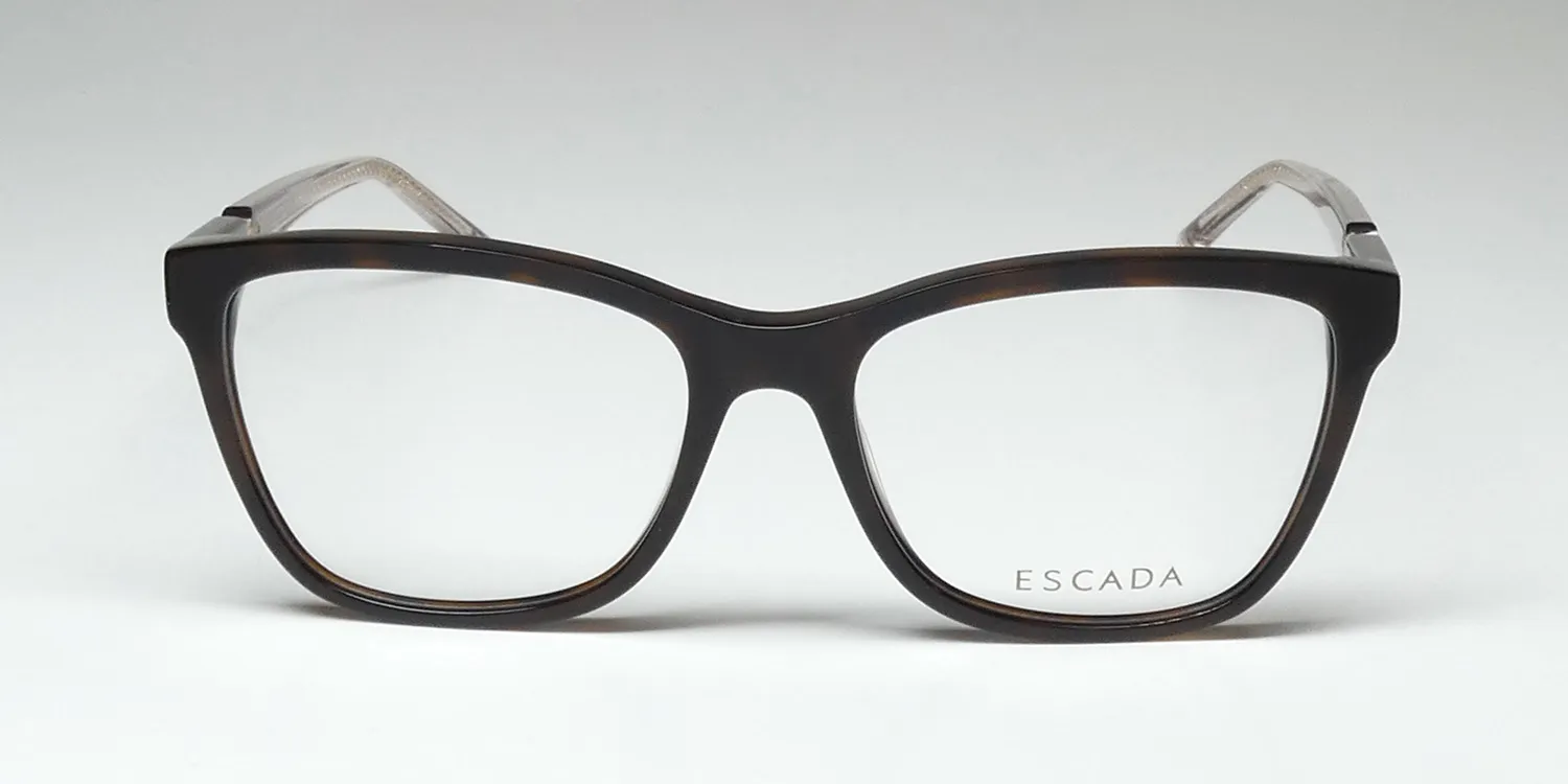 Escada VESD85 0752 Eyeglasses Dark Havana 54mm 3