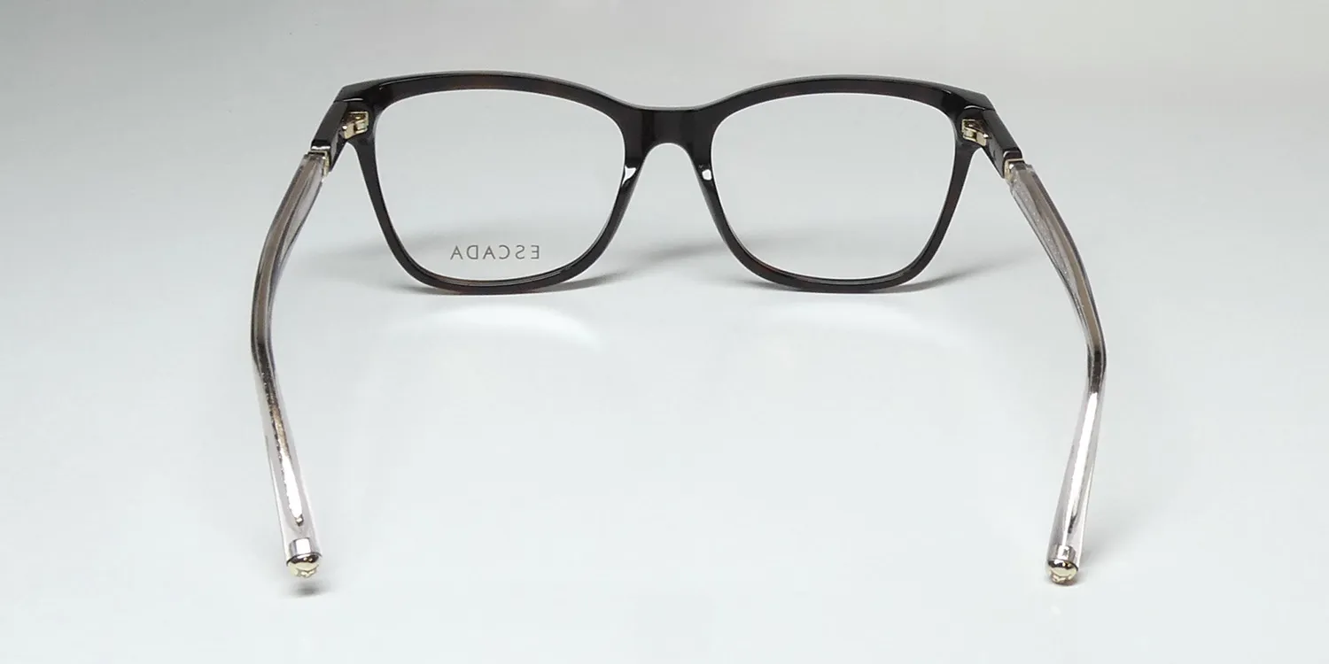 Escada VESD85 0752 Eyeglasses Dark Havana 54mm 5