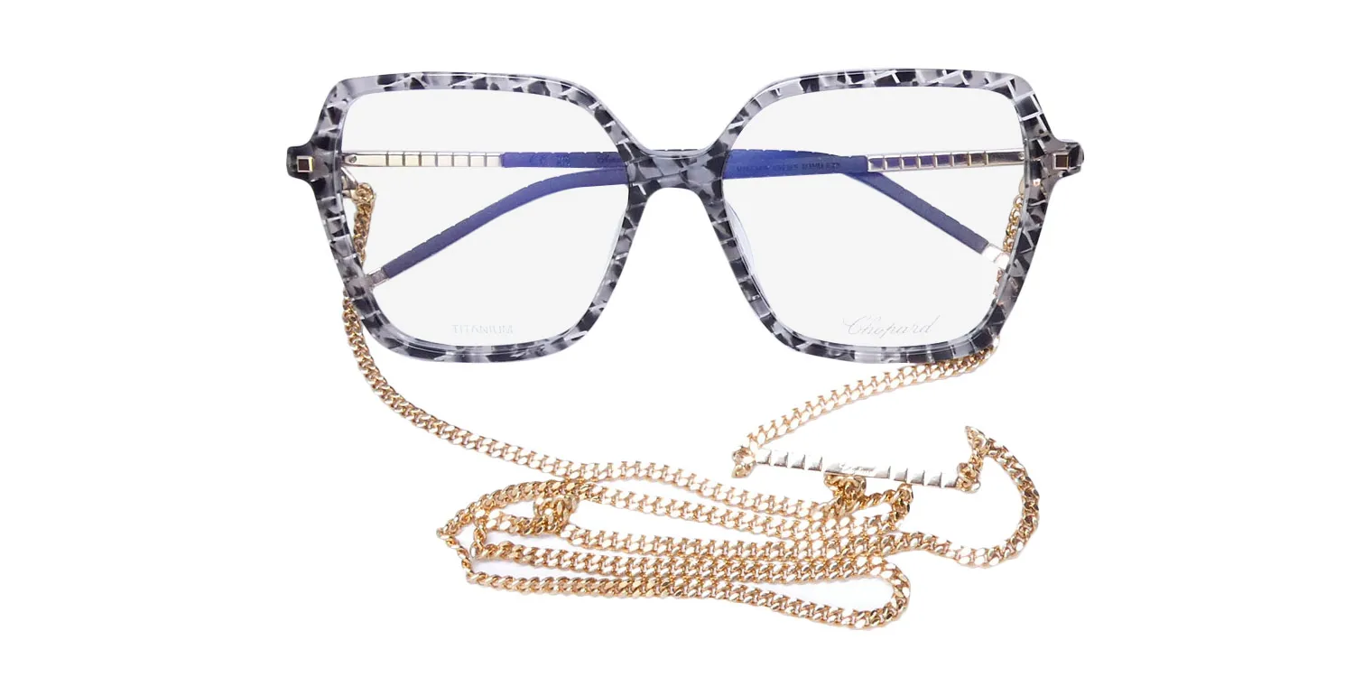 Chopard Vch348 03ku Eyeglasses Black 55mm 2