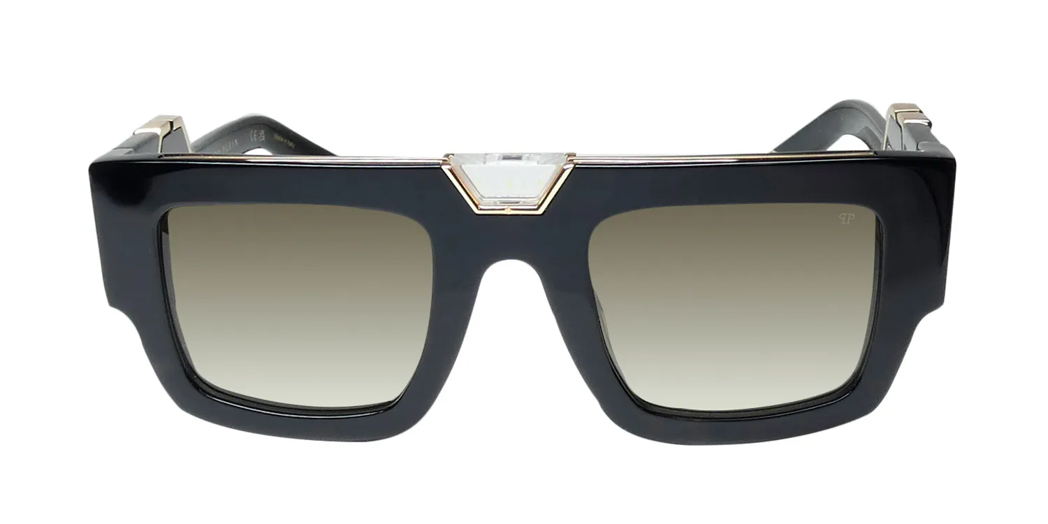 Philipp Plein Spp092 Plein Gloom 0700 Sunglasses Shiny Black 50mm 3