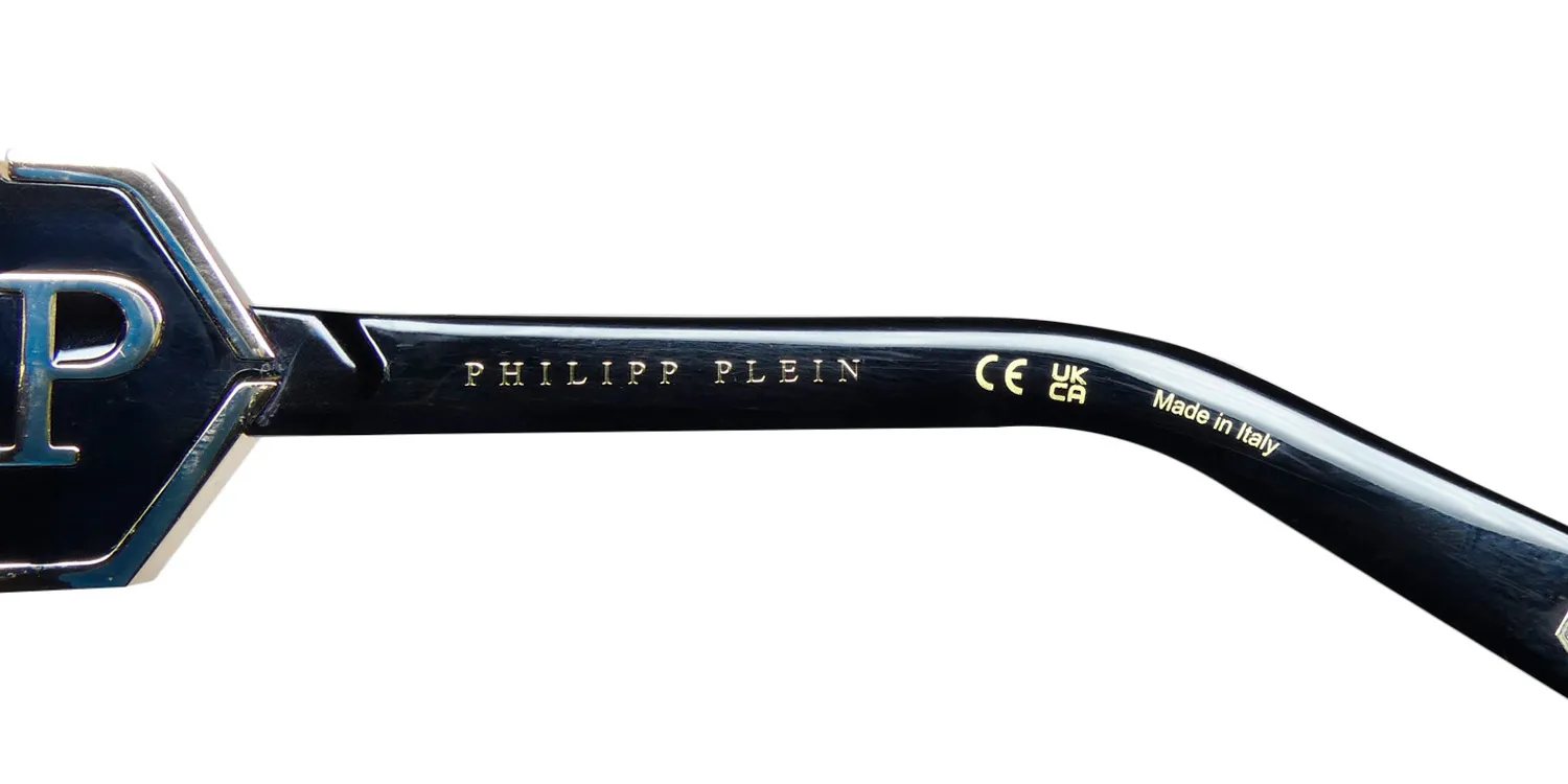 Philipp Plein Spp092 Plein Gloom 0700 Sunglasses Shiny Black 50mm 7