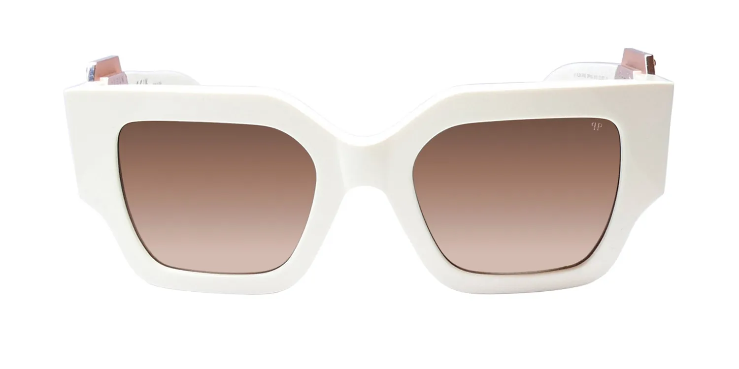 Philipp Plein Spp103s Plein Jewel 09zq Sunglasses Full Ivory 51mm 3