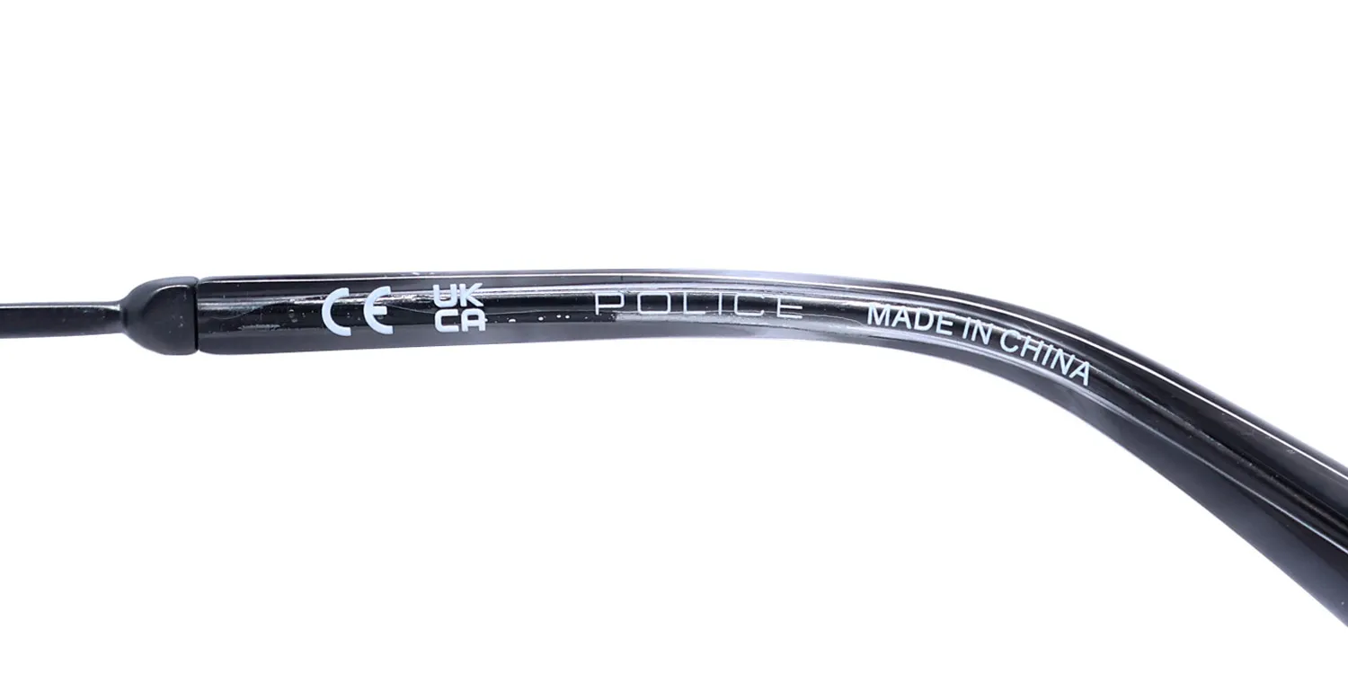 Police Vpll68 Force 1 0627 Eyeglasses Matte Gunmetal 54mm 7