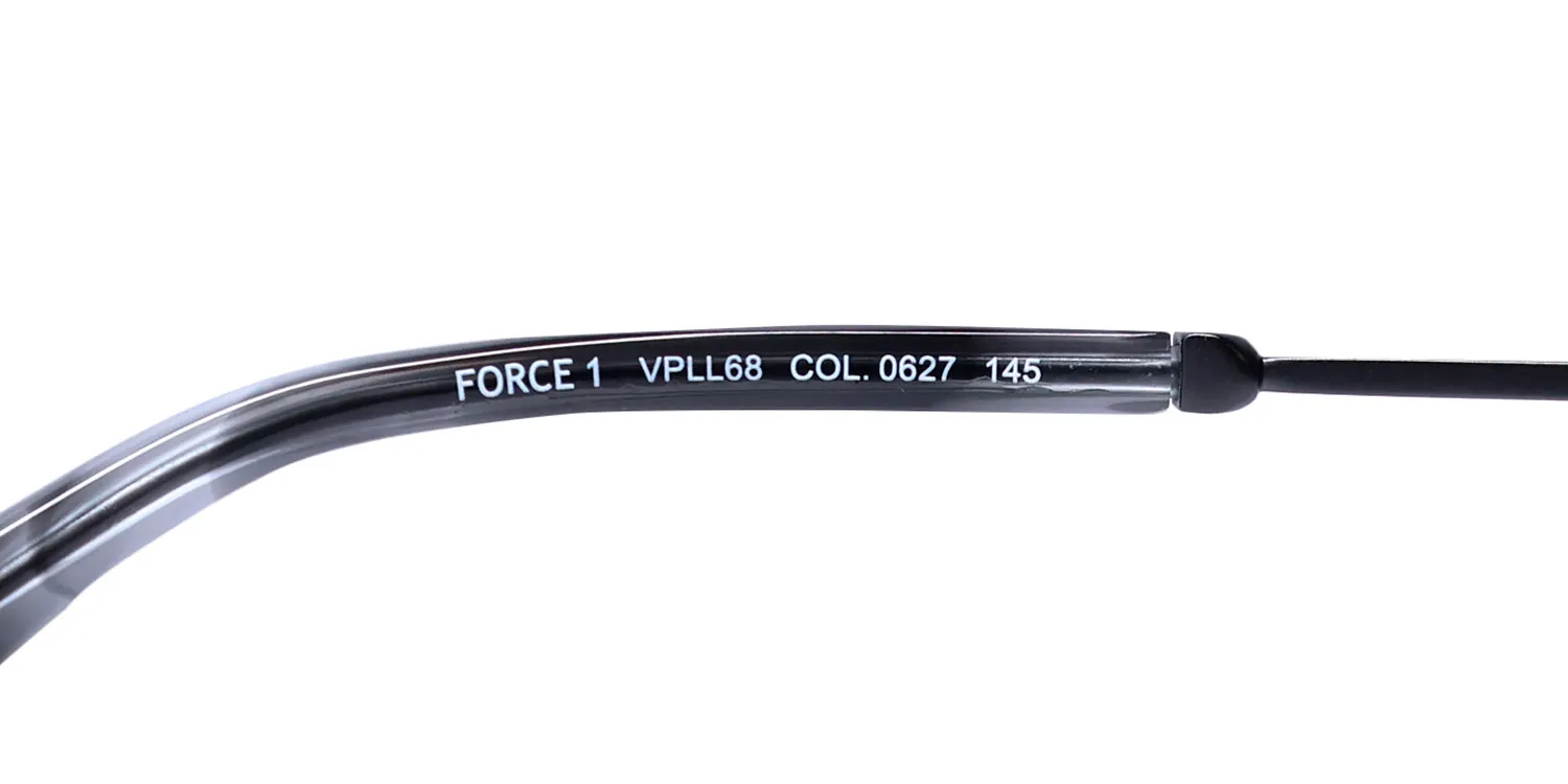 Police Vpll68 Force 1 0627 Eyeglasses Matte Gunmetal 54mm 8