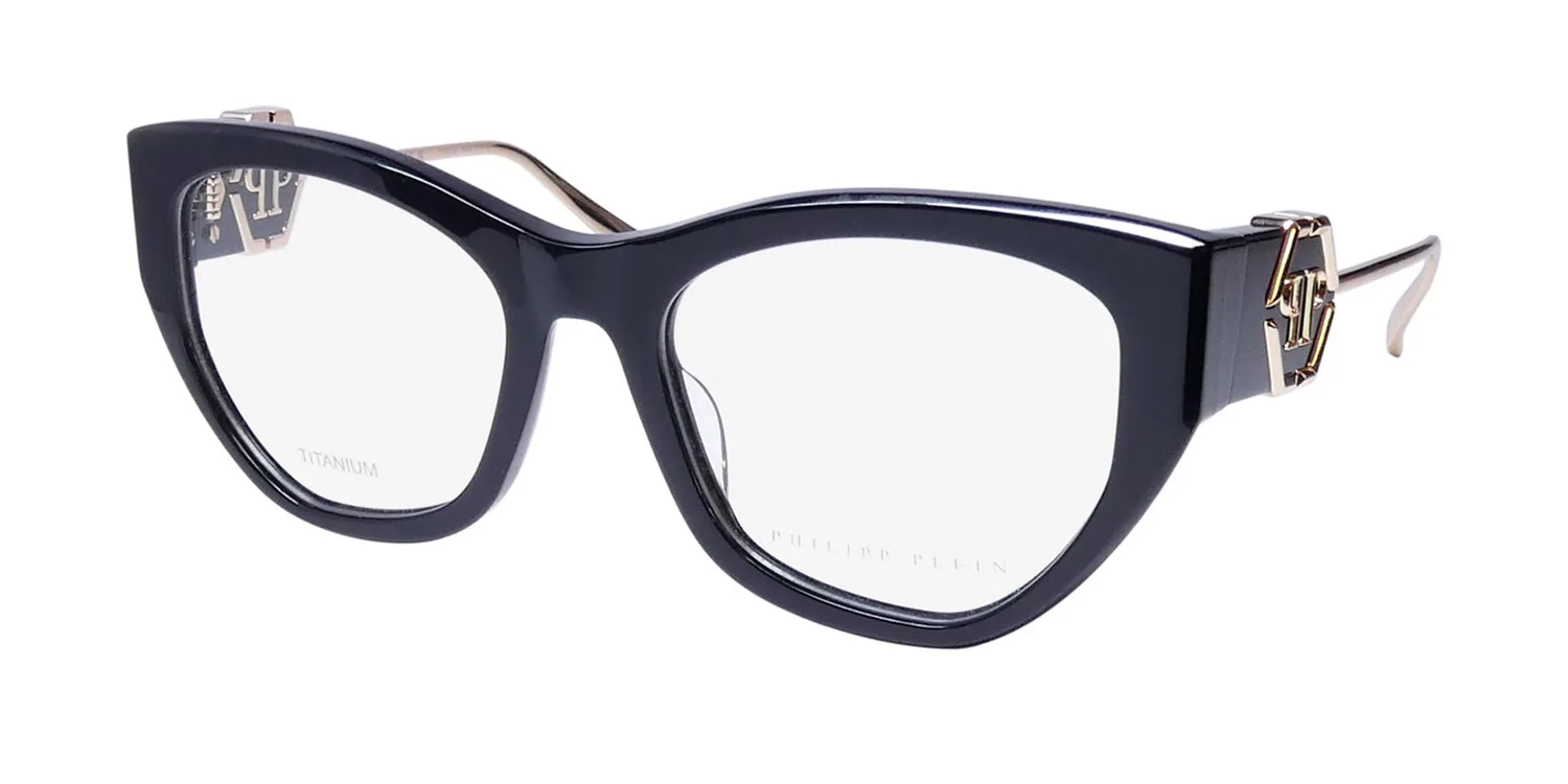 Philipp Plein Vpp123 Plein Rose Venus 0700 Eyeglasses Black 54mm