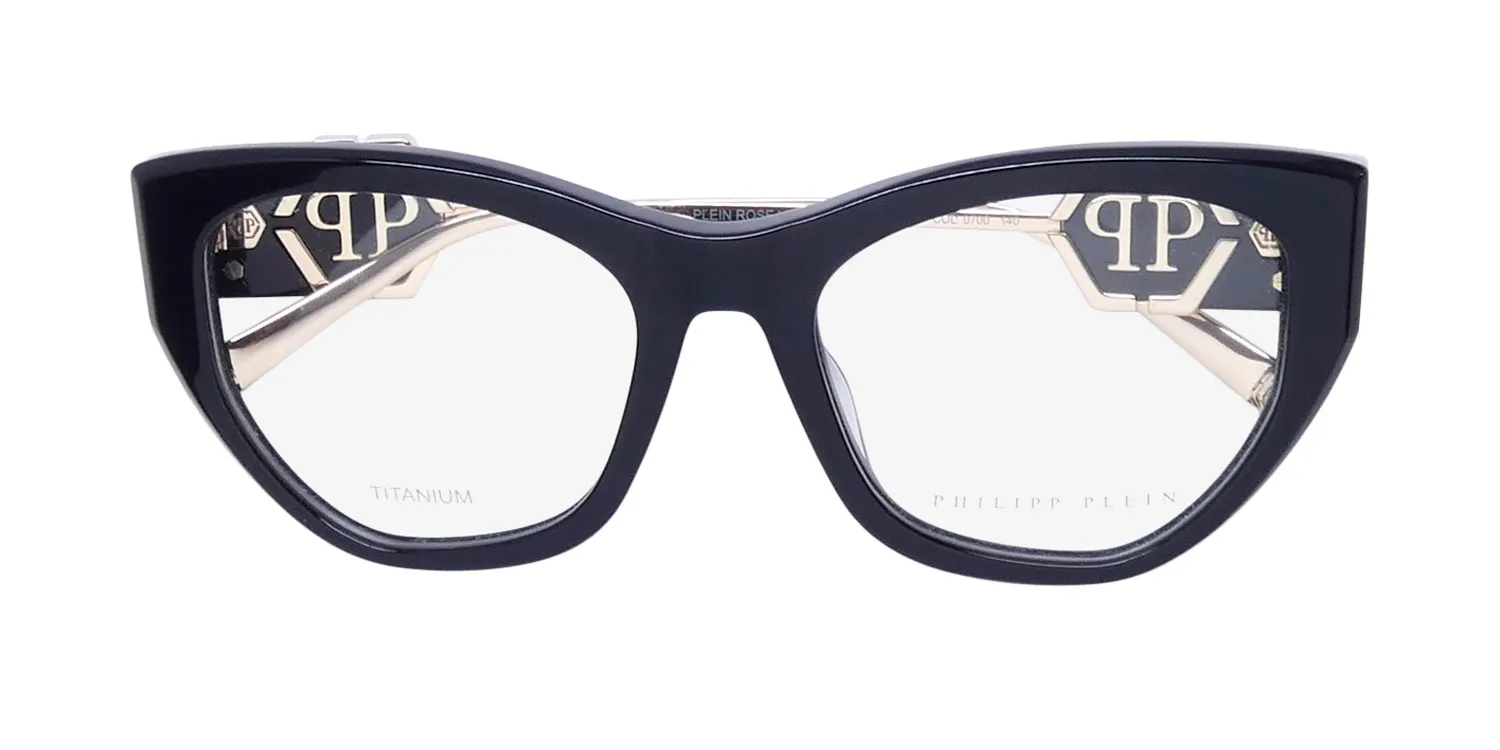 Philipp Plein Vpp123 Plein Rose Venus 0700 Eyeglasses Black 54mm 2