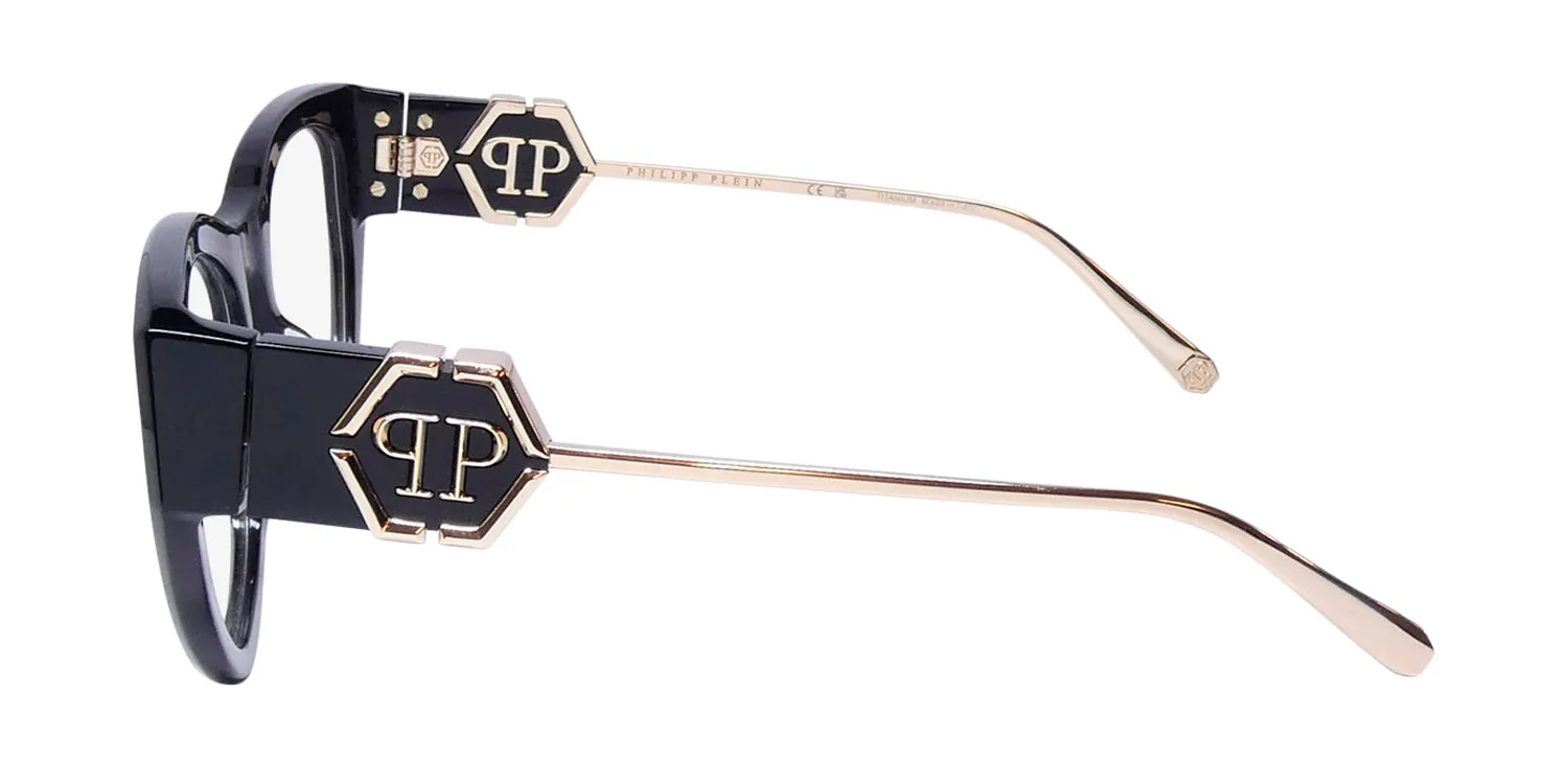 Philipp Plein Vpp123 Plein Rose Venus 0700 Eyeglasses Black 54mm 4