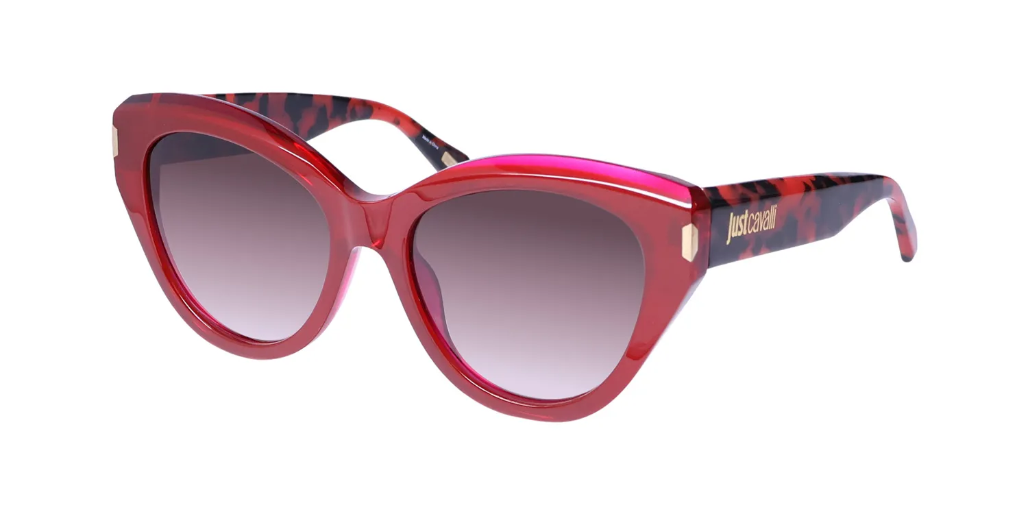 Just Cavalli Sjc033 09rv Sunglasses Red Fuschia 55mm