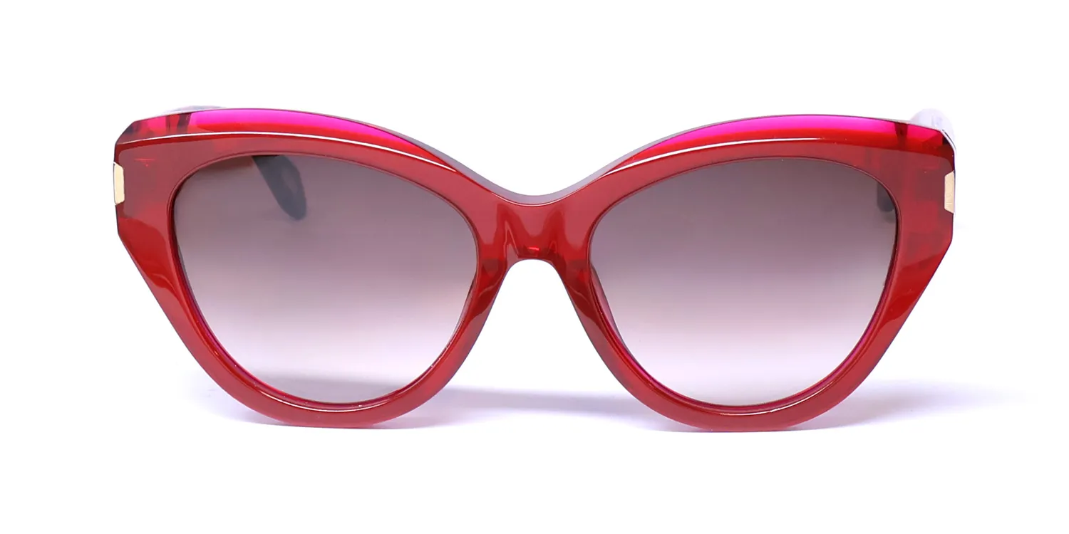 Just Cavalli Sjc033 09rv Sunglasses Red Fuschia 55mm 3