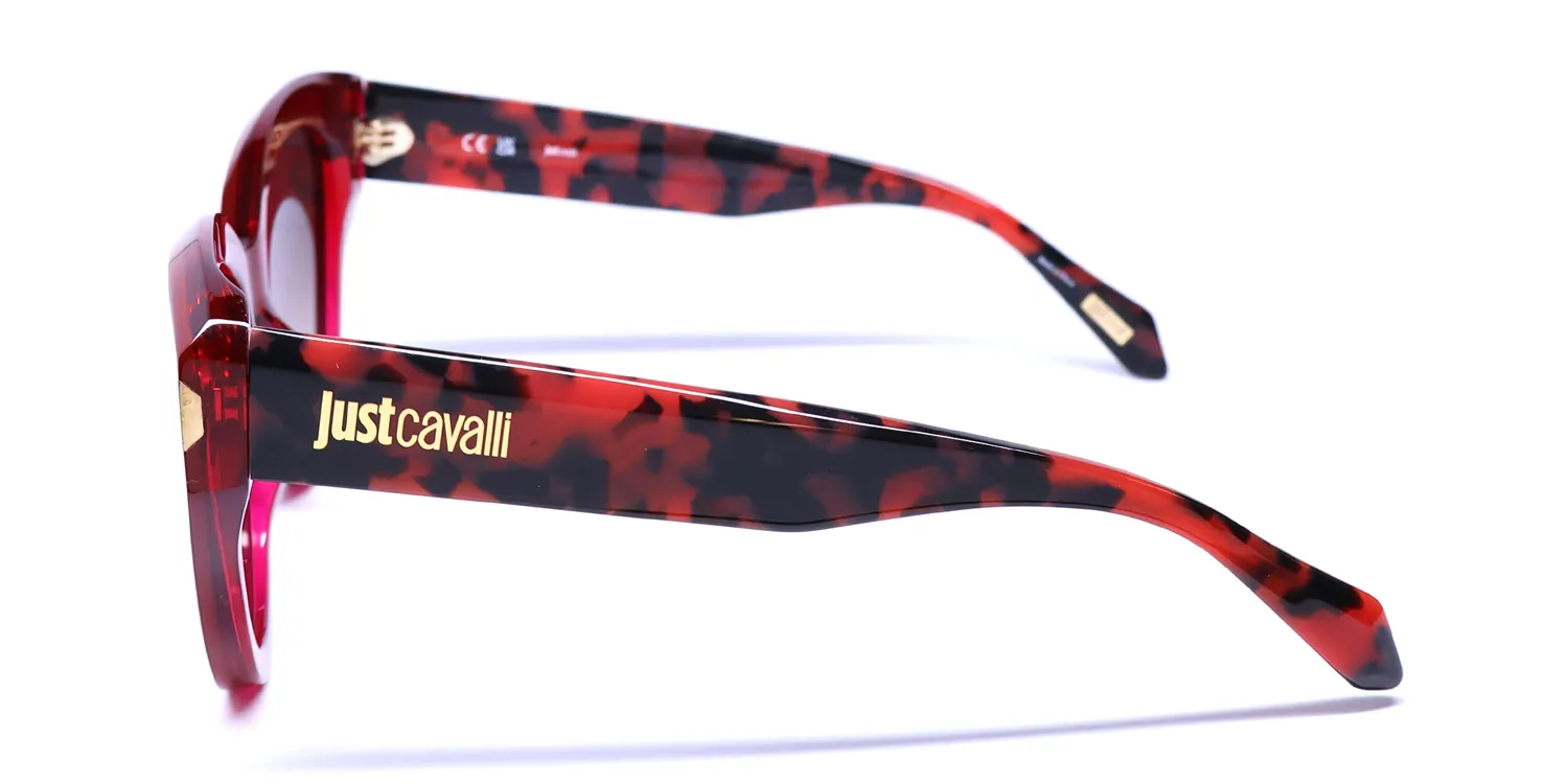 Just Cavalli Sjc033 09rv Sunglasses Red Fuschia 55mm 4