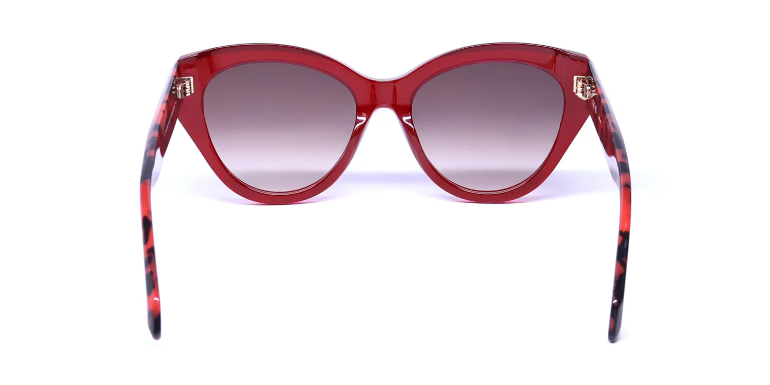 Just Cavalli Sjc033 09rv Sunglasses Red Fuschia 55mm 5