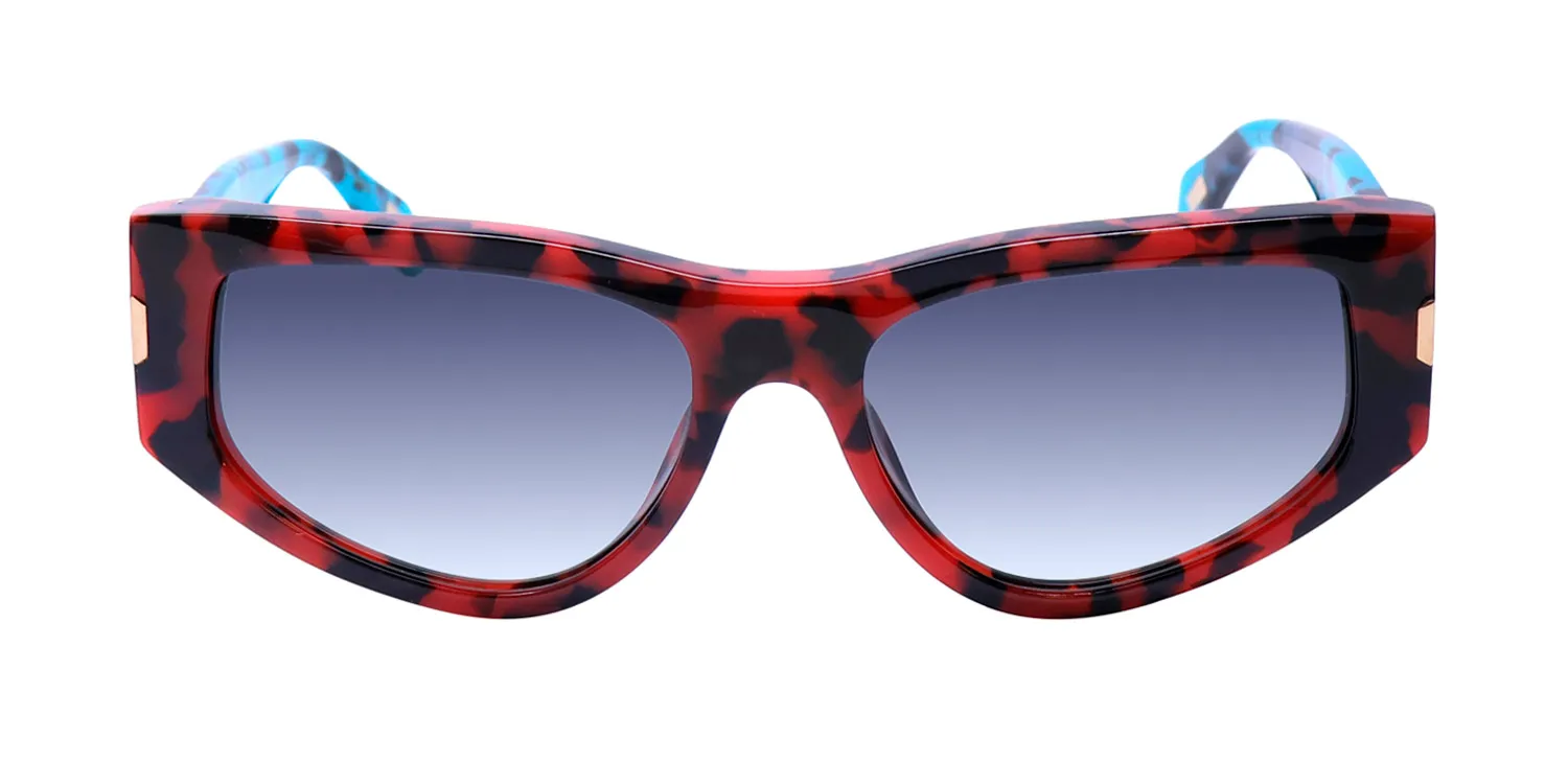 Just Cavalli Sjc034 0795 Sunglasses Red Havana 55mm 3