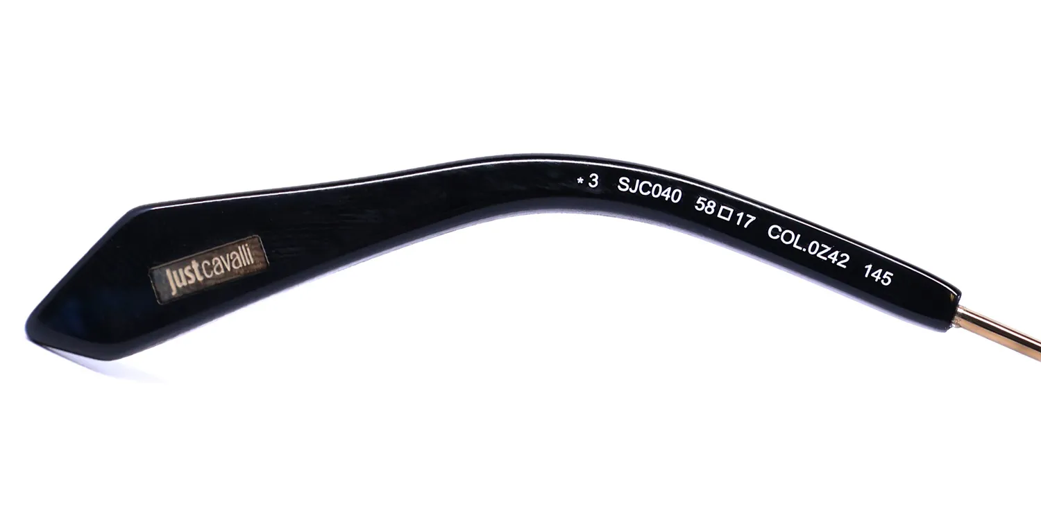 Just Cavalli Sj040 0z42 Sunglasses Black 58mm 8