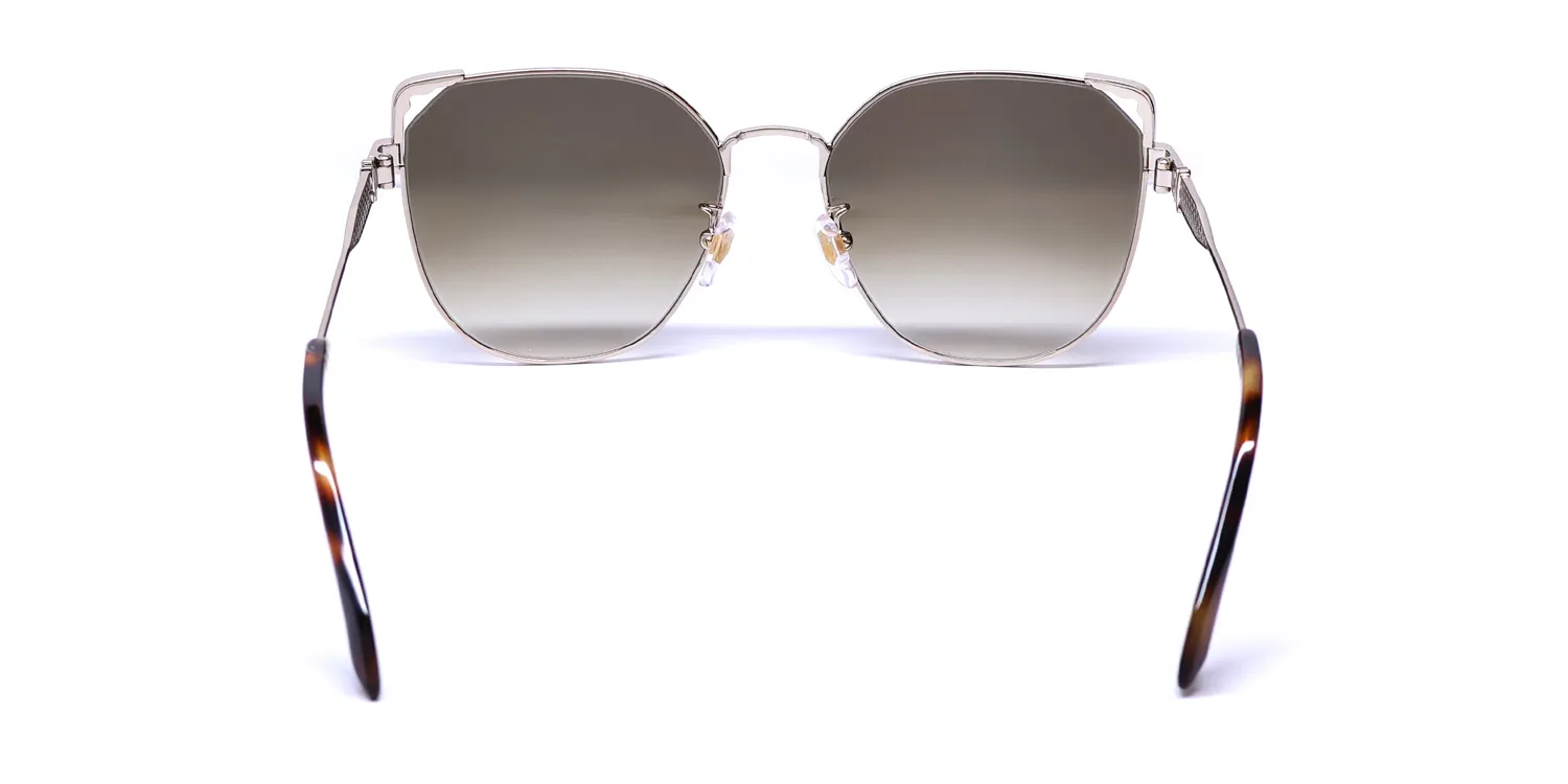 Just Cavalli Sjc042 0594 Sunglasses Light Gold 58mm 5