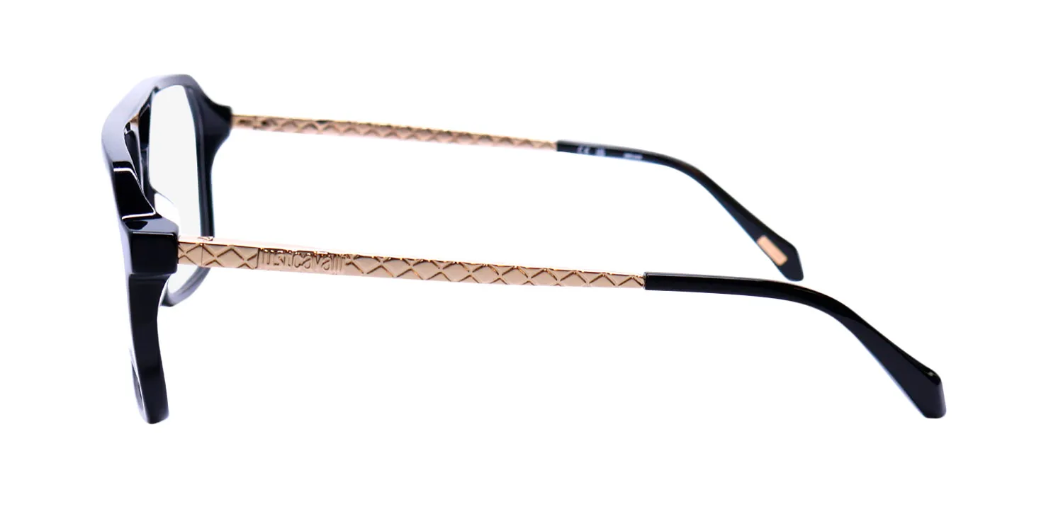 Just Cavalli Vjc057 0700 Eyeglasses Shiny Black 57mm 4