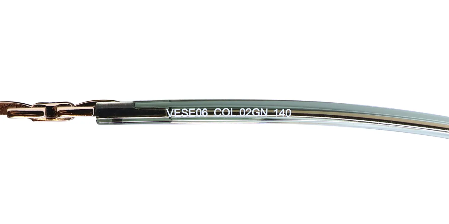 Escada Vese06 02gn Eyeglasses Shiny Transparent Green 54mm 7