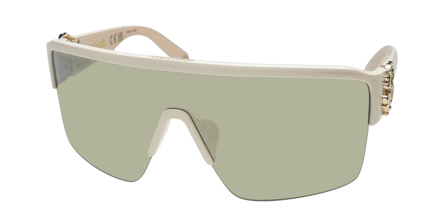 Roberto Cavalli Src037 abag Sunglasses Beige 99mm Women