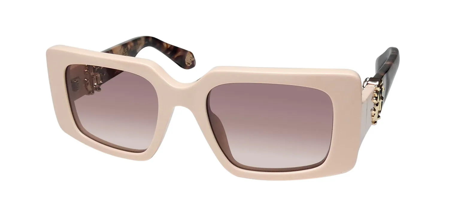 Roberto Cavalli Src039 09lh Sunglasses Shiny Full Powder Beige 51mm Women