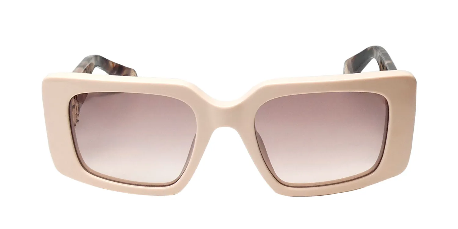 Roberto Cavalli Src039 09lh Sunglasses Shiny Full Powder Beige 51mm Women 3