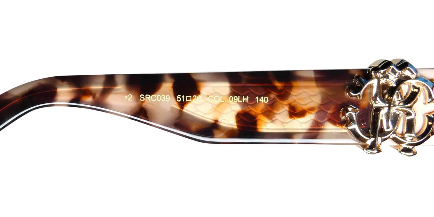 Roberto Cavalli Src039 09lh Sunglasses Shiny Full Powder Beige 51mm Women 7