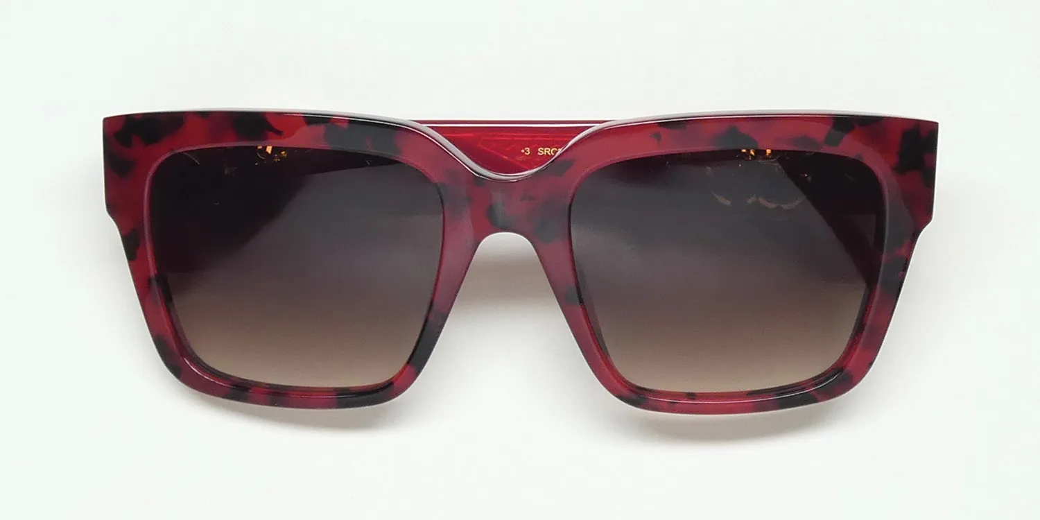 Roberto Cavalli Src040 07mt Sunglasses Red 54mm Women 2