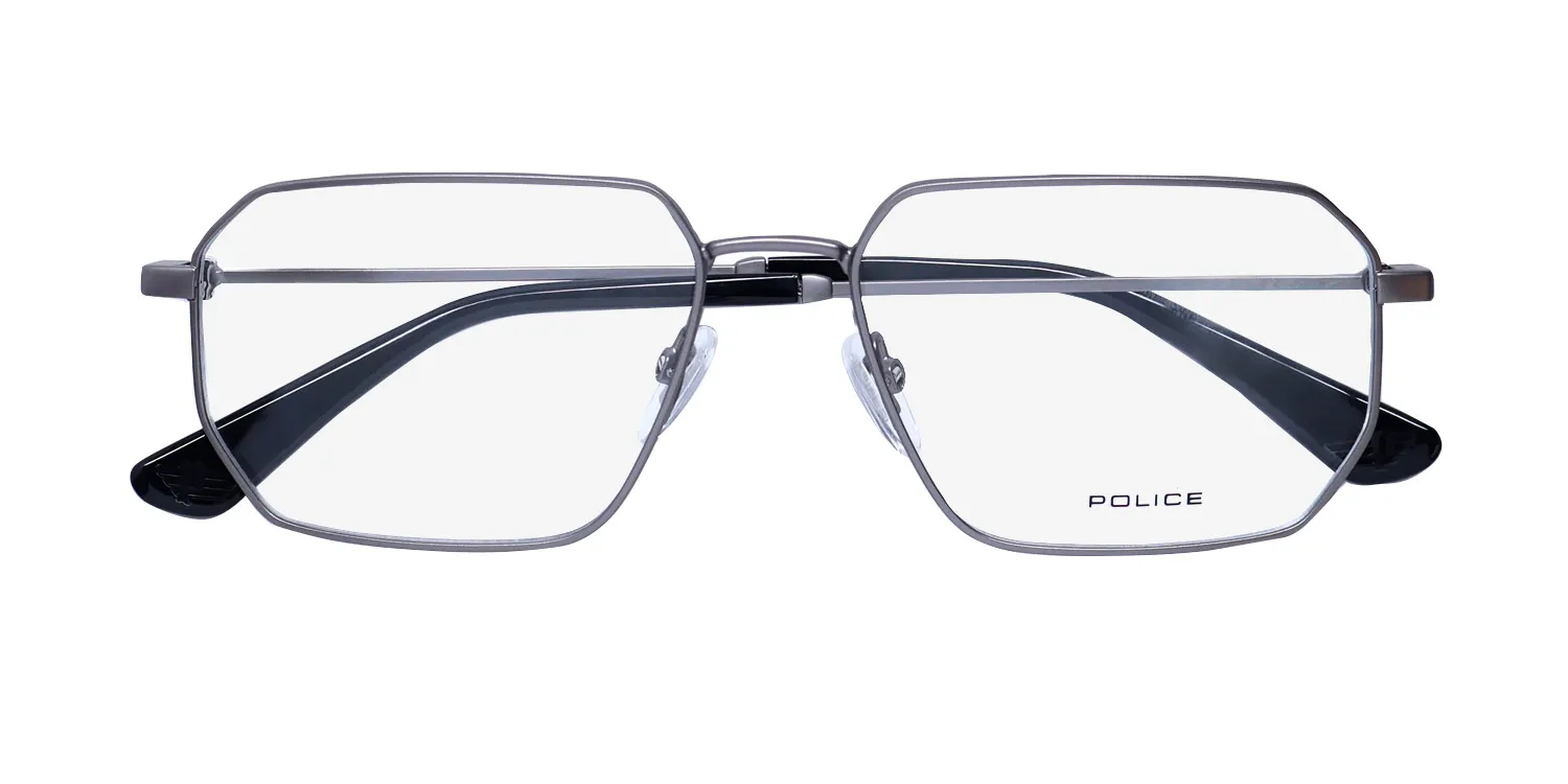 Police Vpln23 Force 4 e56y Eyeglasses Ruthenium 55mm 2