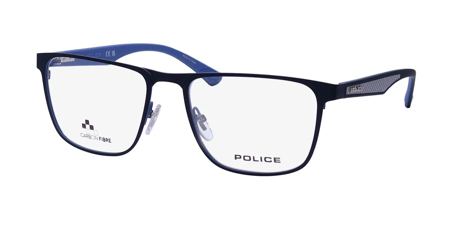 Police Vpln25 0sdj Eyeglasses Matte Black 54mm