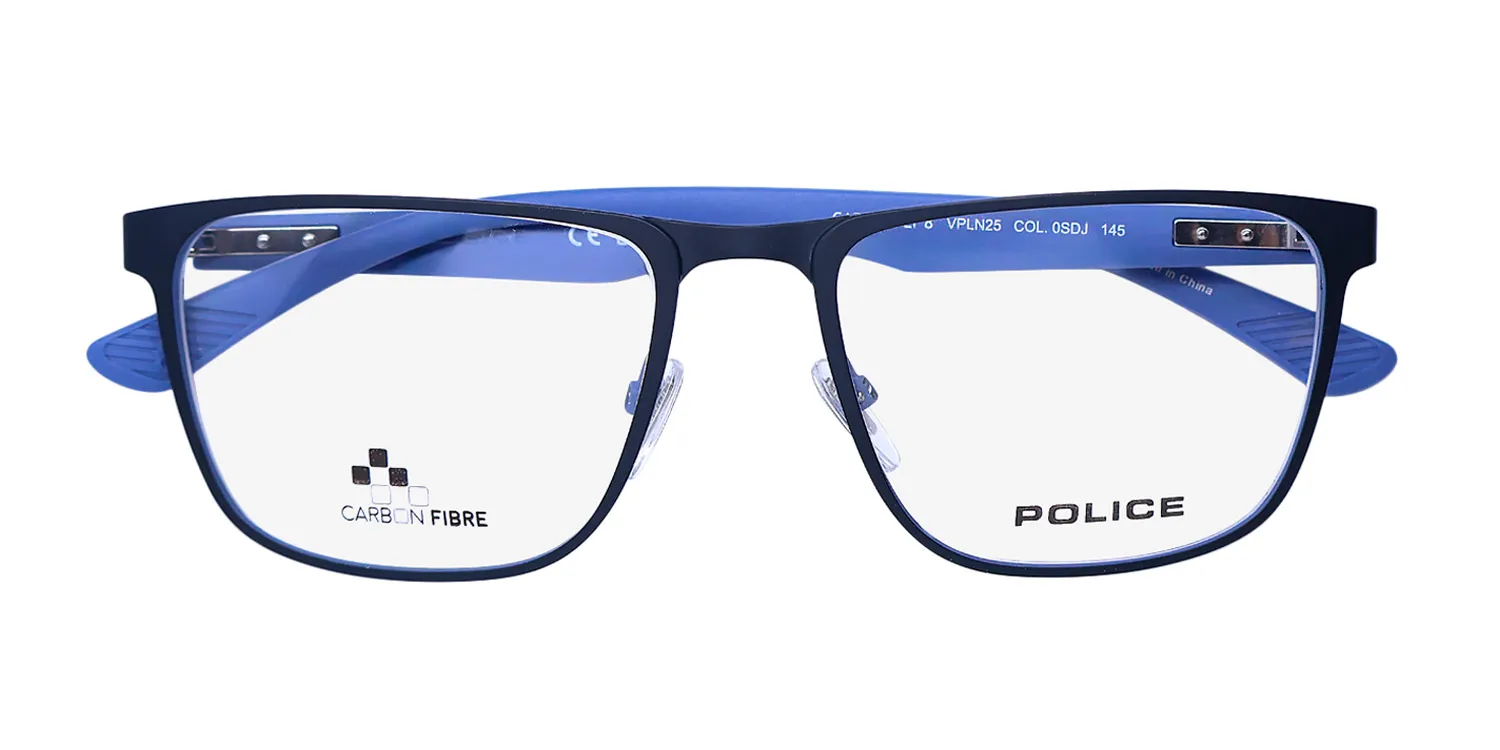 Police Vpln25 0sdj Eyeglasses Matte Black 54mm 2