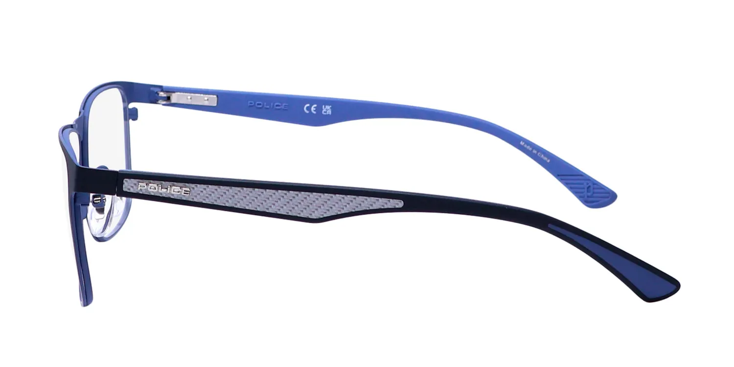 Police Vpln25 0sdj Eyeglasses Matte Black 54mm 4