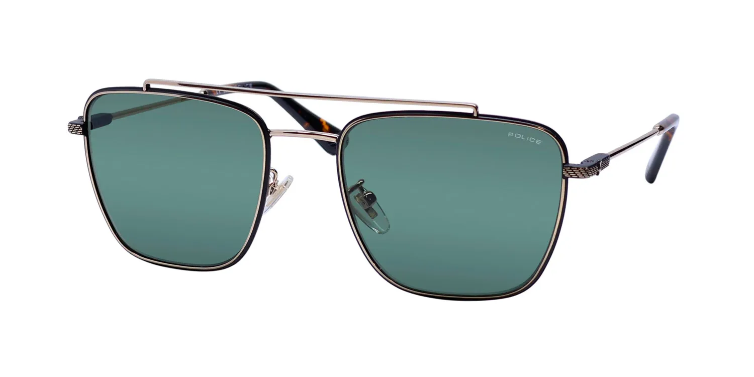 Police Spln38 Octane 10 0300 Sunglasses Rose Gold 56mm
