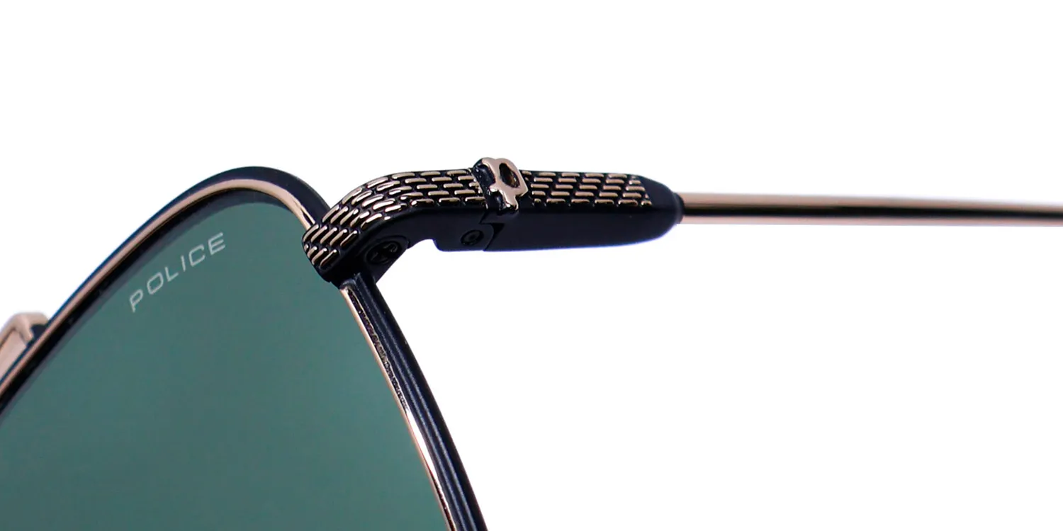 Police Spln38 Octane 10 0300 Sunglasses Rose Gold 56mm 6