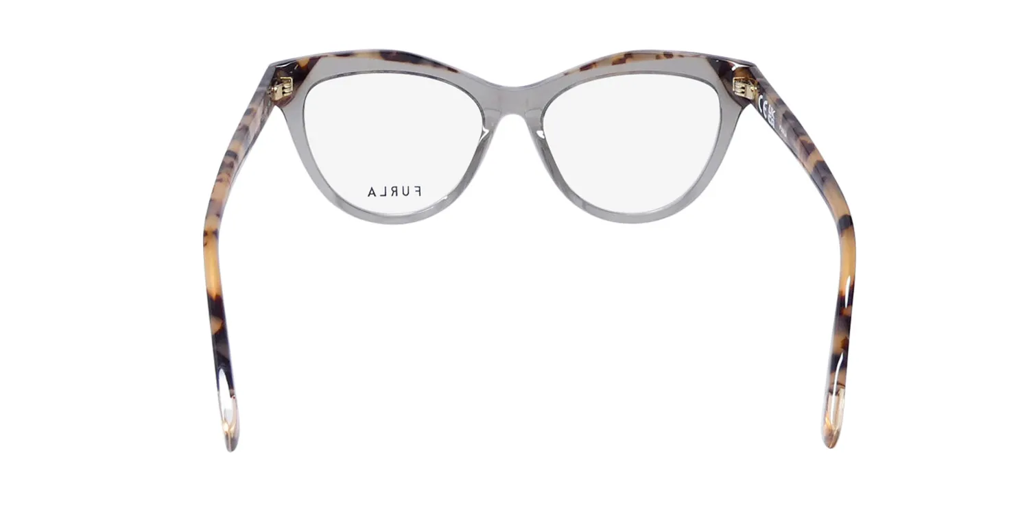 Furla Vfu766v 0g61 Eyeglasses Transparent Green 52mm Unisex 5