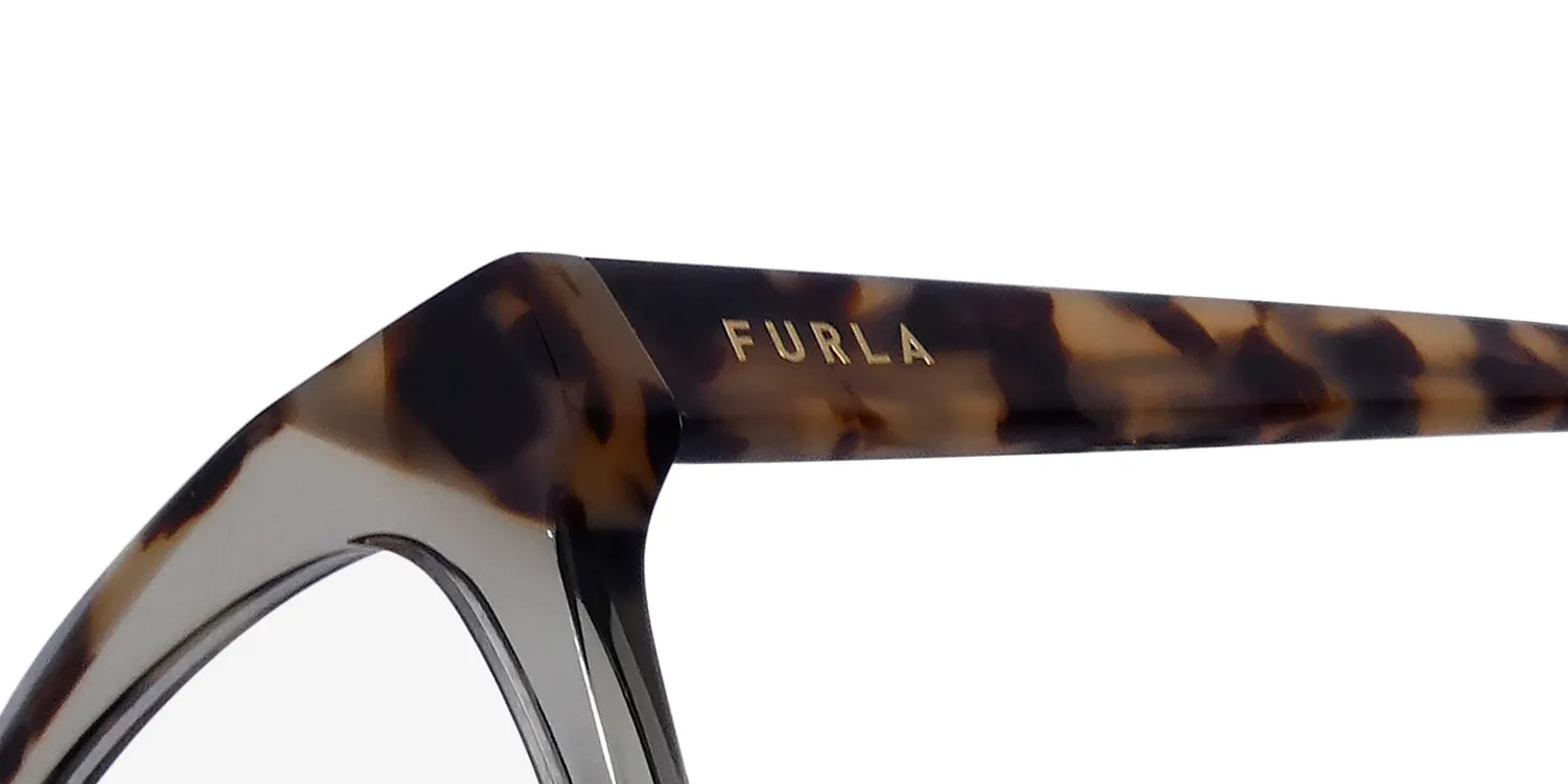 Furla Vfu766v 0g61 Eyeglasses Transparent Green 52mm Unisex 6